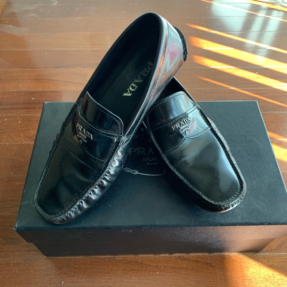Prada Milano driving Loafers  vintage